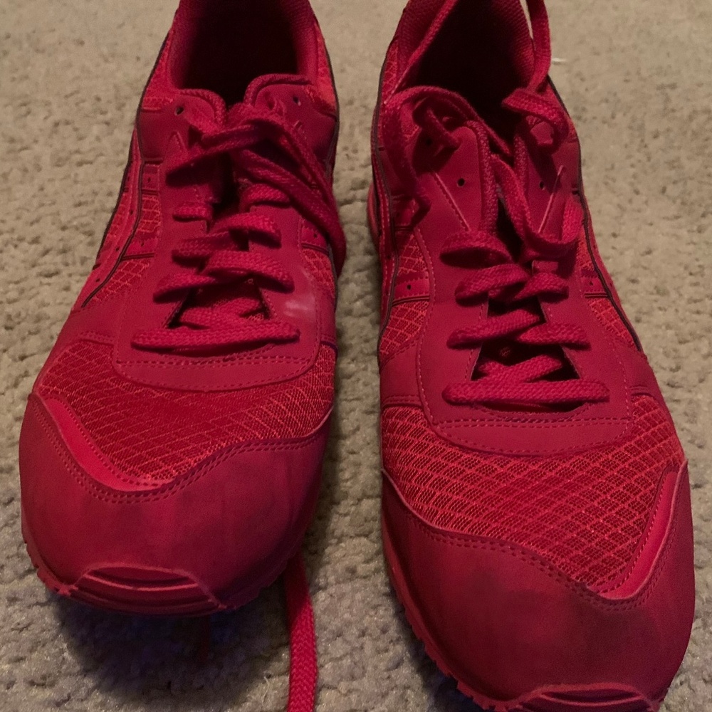 Red Training Asics